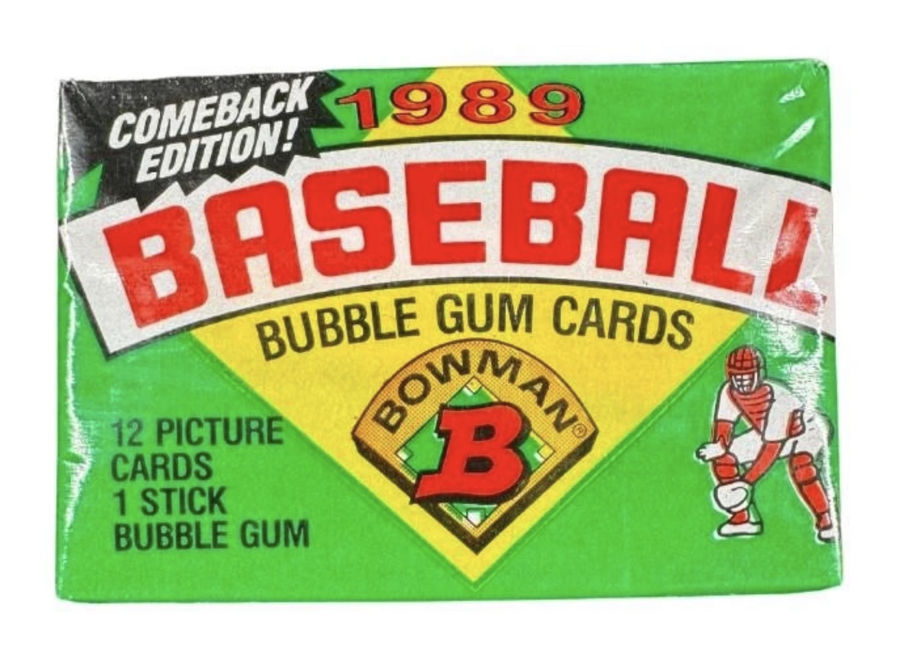 1989 Bowman Baseball Bubble Gum Wax Pack