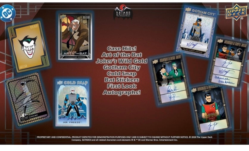 2026 Upper Deck Batman The Animated Series Hobby Pack