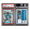 2025 PANINI DONRUSS #301 TRAVIS HUNTER OPTIC PREVIEW-RED PANDORA PSA 10 (SY)