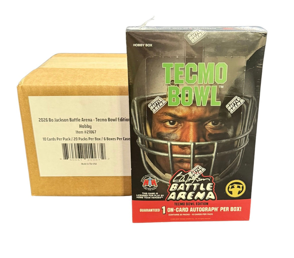 2026 Bo Jackson Battle Arena Tecmo Bowl Edition 6-Box Hobby Case (6/18)