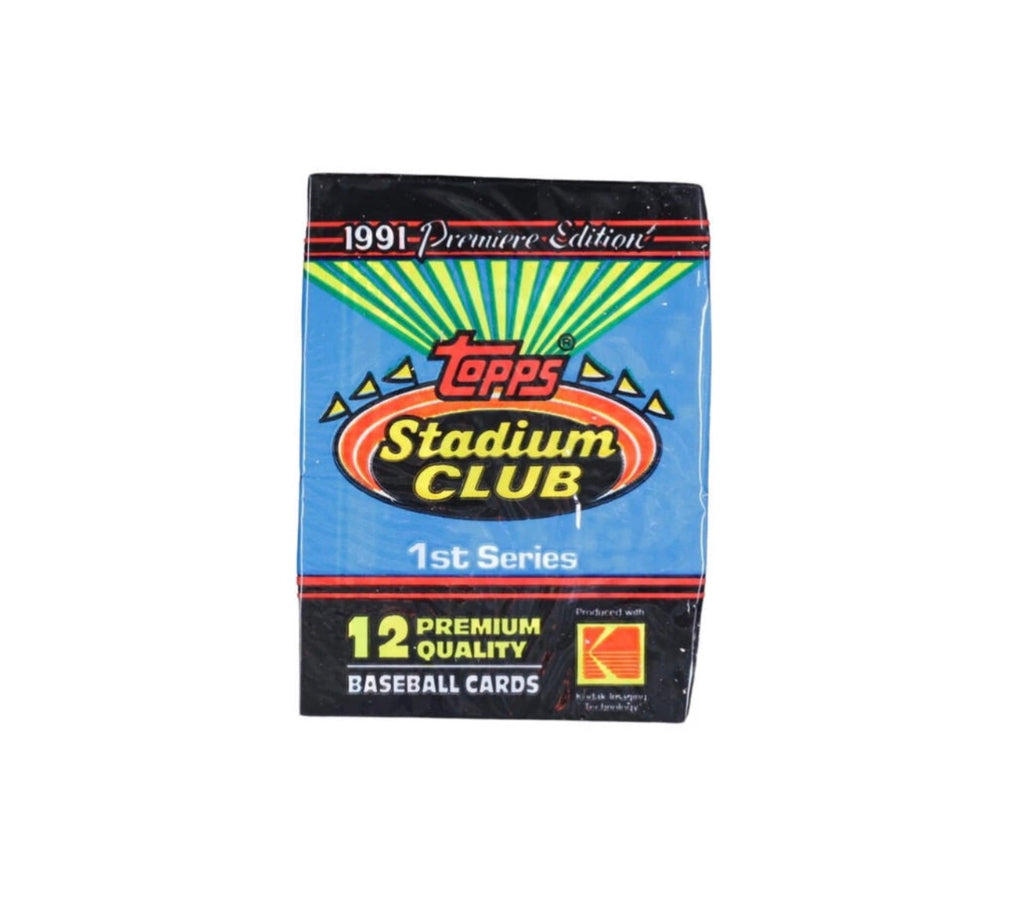 1991 Topps Stadium Club Series 1 12-Card Pack