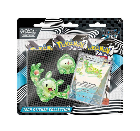 Pokémon TCG: Scarlet & Violet - Black Bolt Tech Sticker 3-Pack Blister (SV10.5)