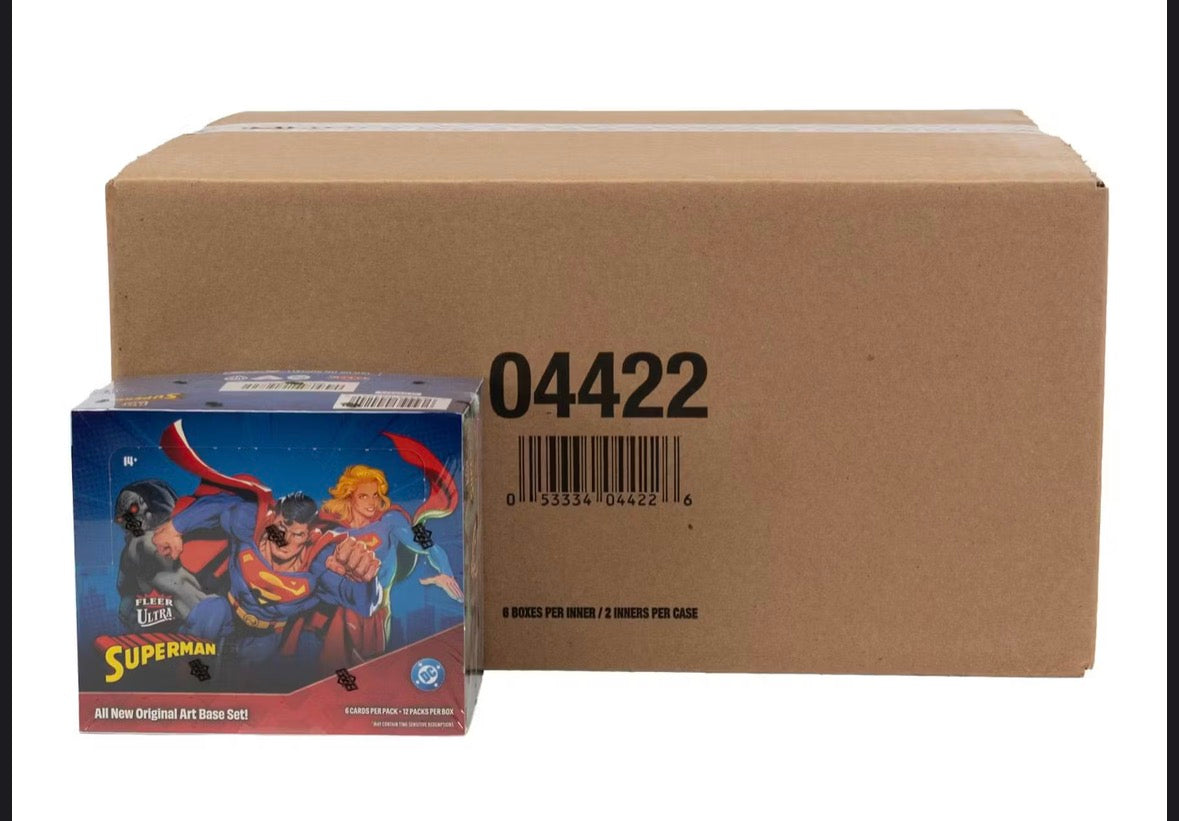 2025 Upper Deck Fleer Ultra Superman Hobby 12-Box Case