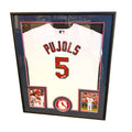 Albert Pujols Autographed St. Louis Cardinals #5 Jersey – Fanatics Authenticated – Professionally Framed