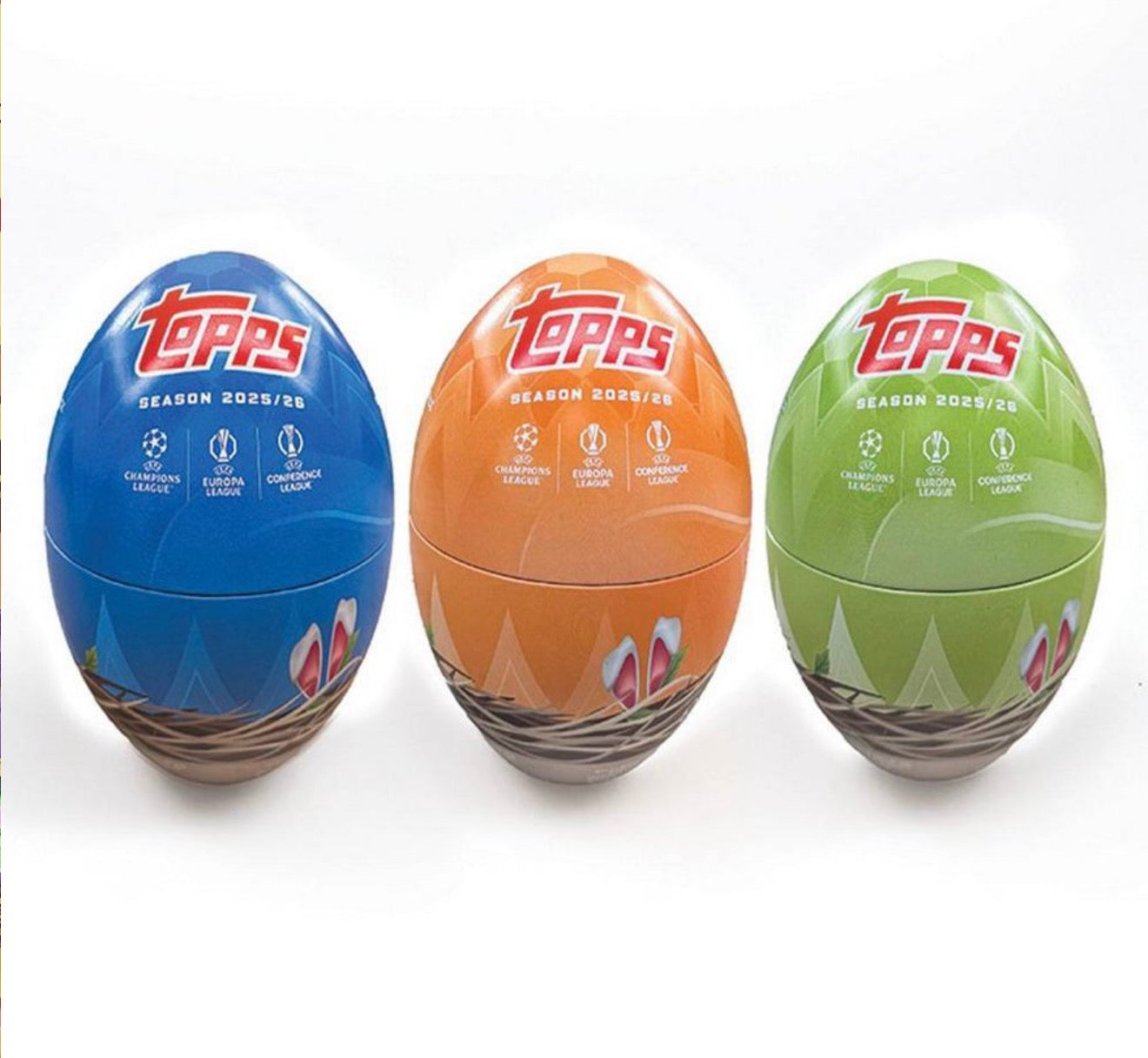 2025-26 Topps UEFA Club Competitions Soccer Easter Egg Tin (3/9)