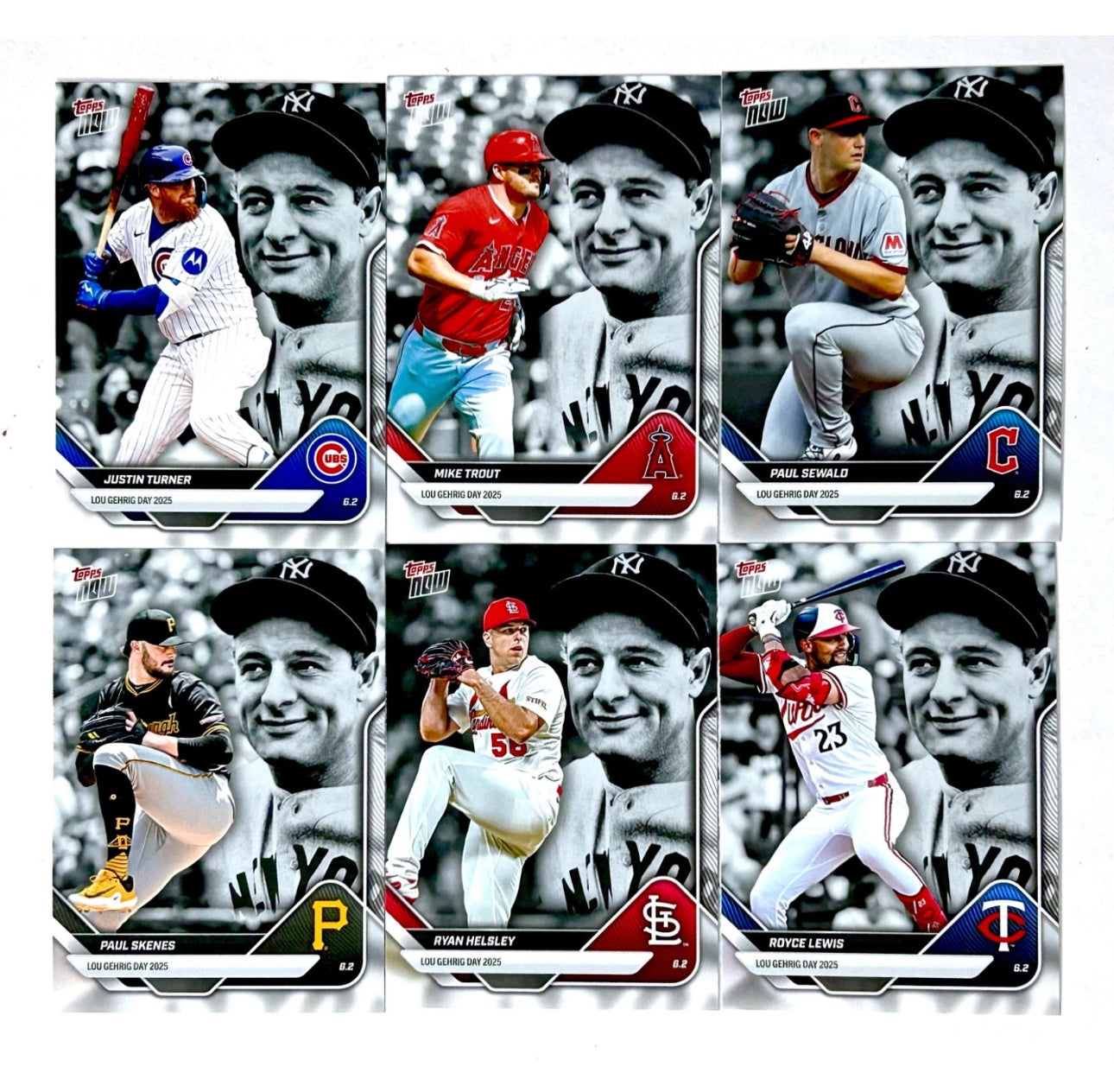 2025 Topps Now Lou Gehrig Day 30-Card Complete Set (PR:4188)