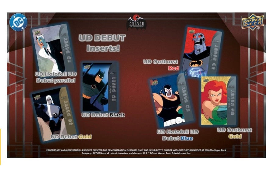 2026 Upper Deck Batman The Animated Series Hobby Pack
