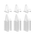 Clear Acrylic Card Display Stands (30-pack)