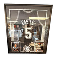 Stephon Castle Autographed Custom Spurs Jersey – Beckett Witnessed & Authenticated Framed Display