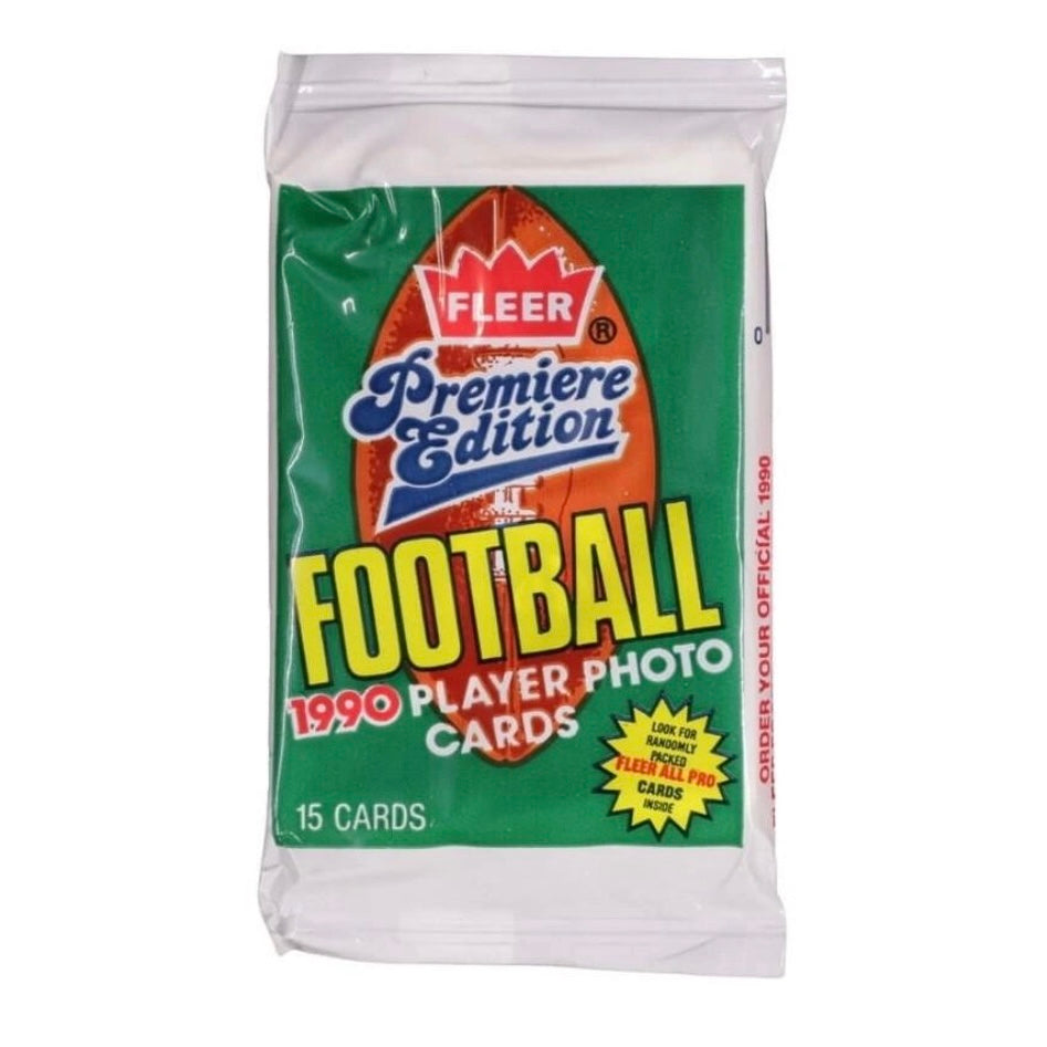 1990 Fleer Premier Edition Football 15-Card Pack