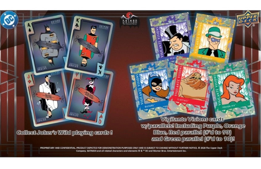 2026 Upper Deck Batman The Animated Series Hobby Box – The SportsRoom
