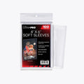 Ultra Pro 4" x 6" Soft Sleeves for 4x6 Trading Cards (100-Pack)