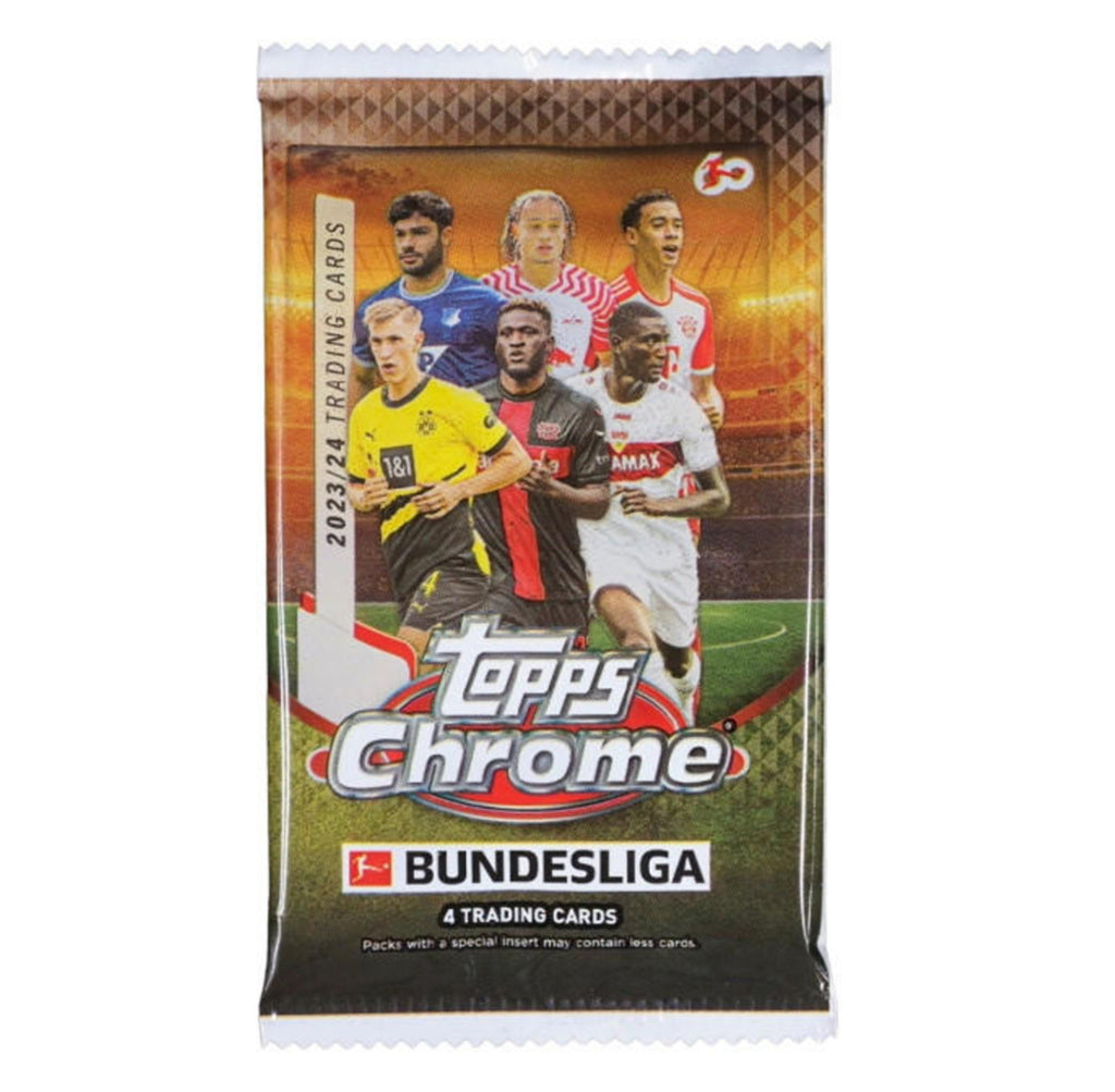 2023-24 Topps Chrome Bundesliga Soccer Hobby Pack