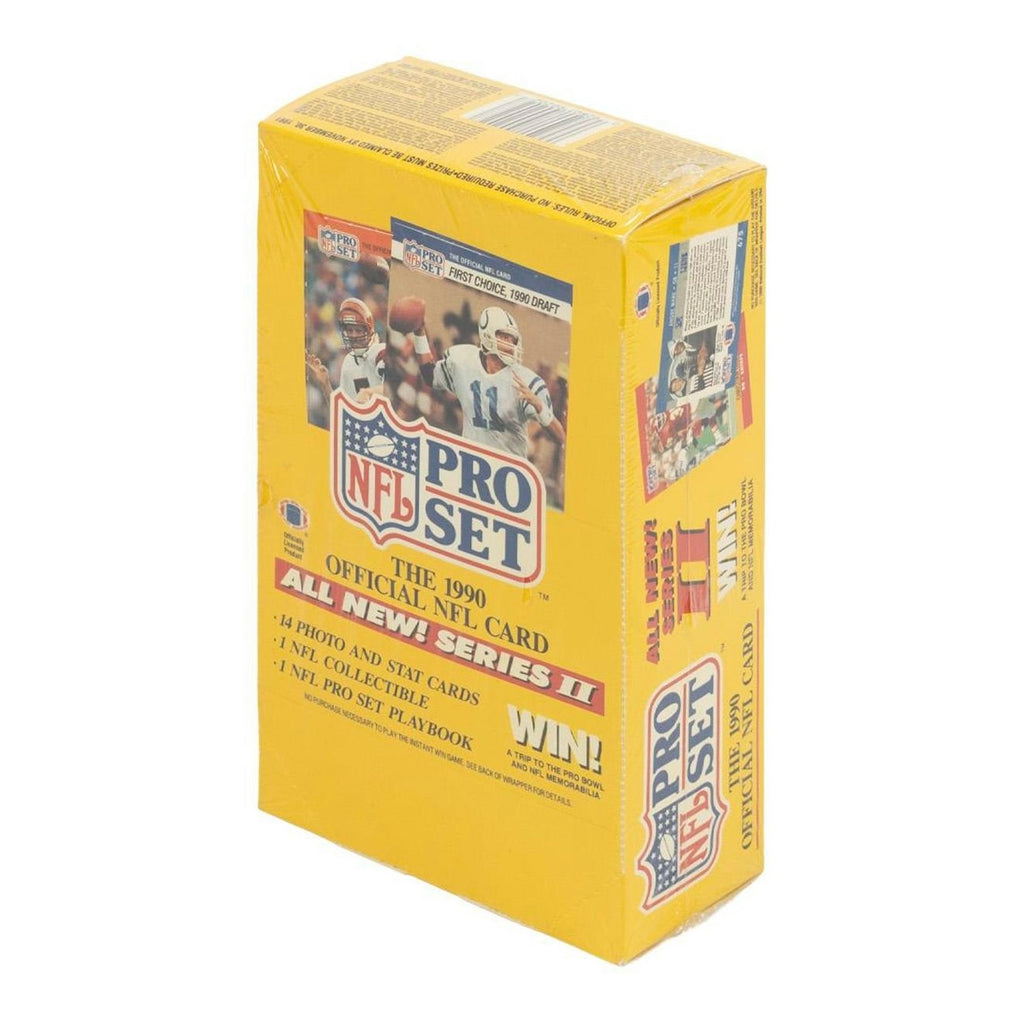 1990 Pro Set Series 2 Football 36-Pack Hobby Box