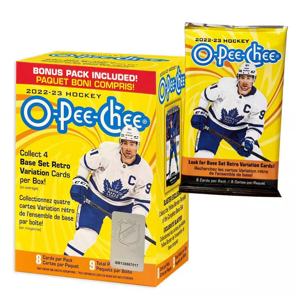 2022-23 Hockey O-Pee-Chee de la NHL de cubierta superior, caja Blaster