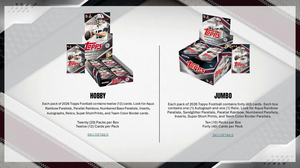 2026 Topps Football Blaster 40-Box Case (Presell 8/21)