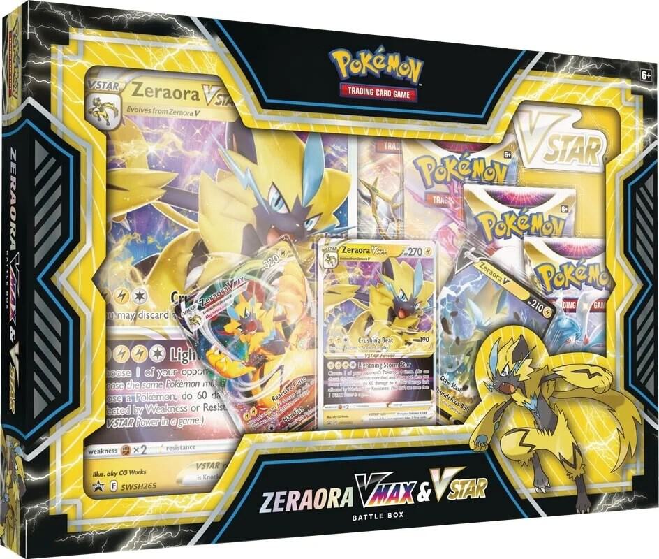 Pokémon TCG.. Zeraora VMAX & VSTAR Battle Box