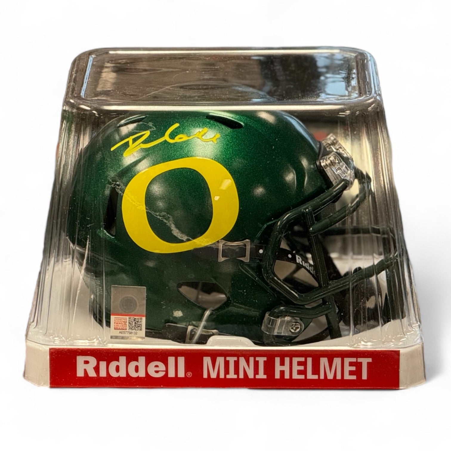 buy oregon ducks football helmet Dillon Gabriel Autographed Oregon Ducks Deep Green Mini Speed Replica – The SportsRoom