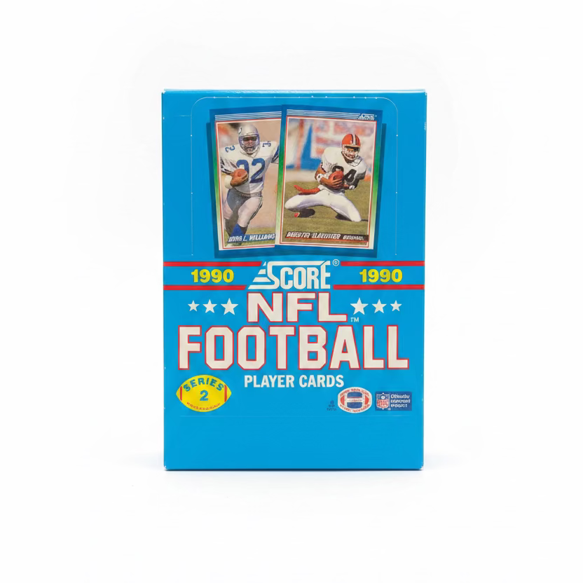 1990 Score Series 2 Football 36-Pack Wax Box