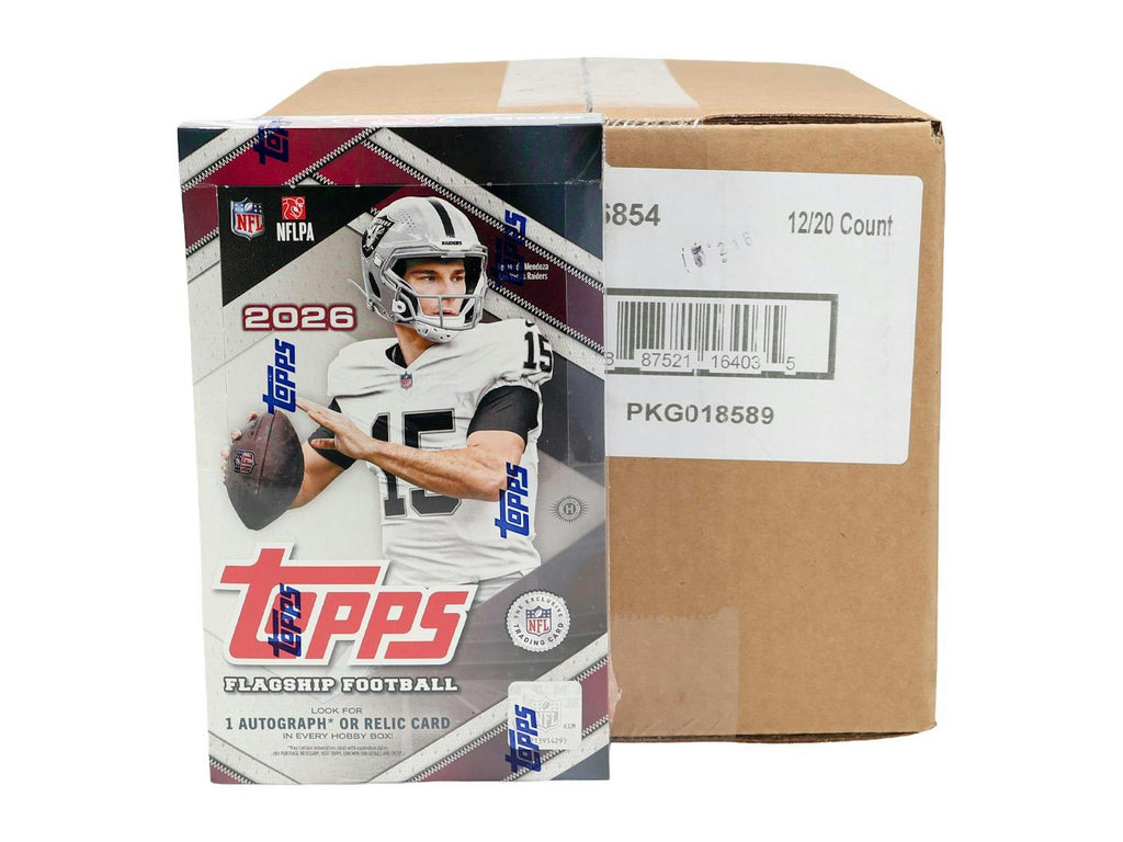 2026 Topps Football Hobby 12-Box Case (Presell 8/21)