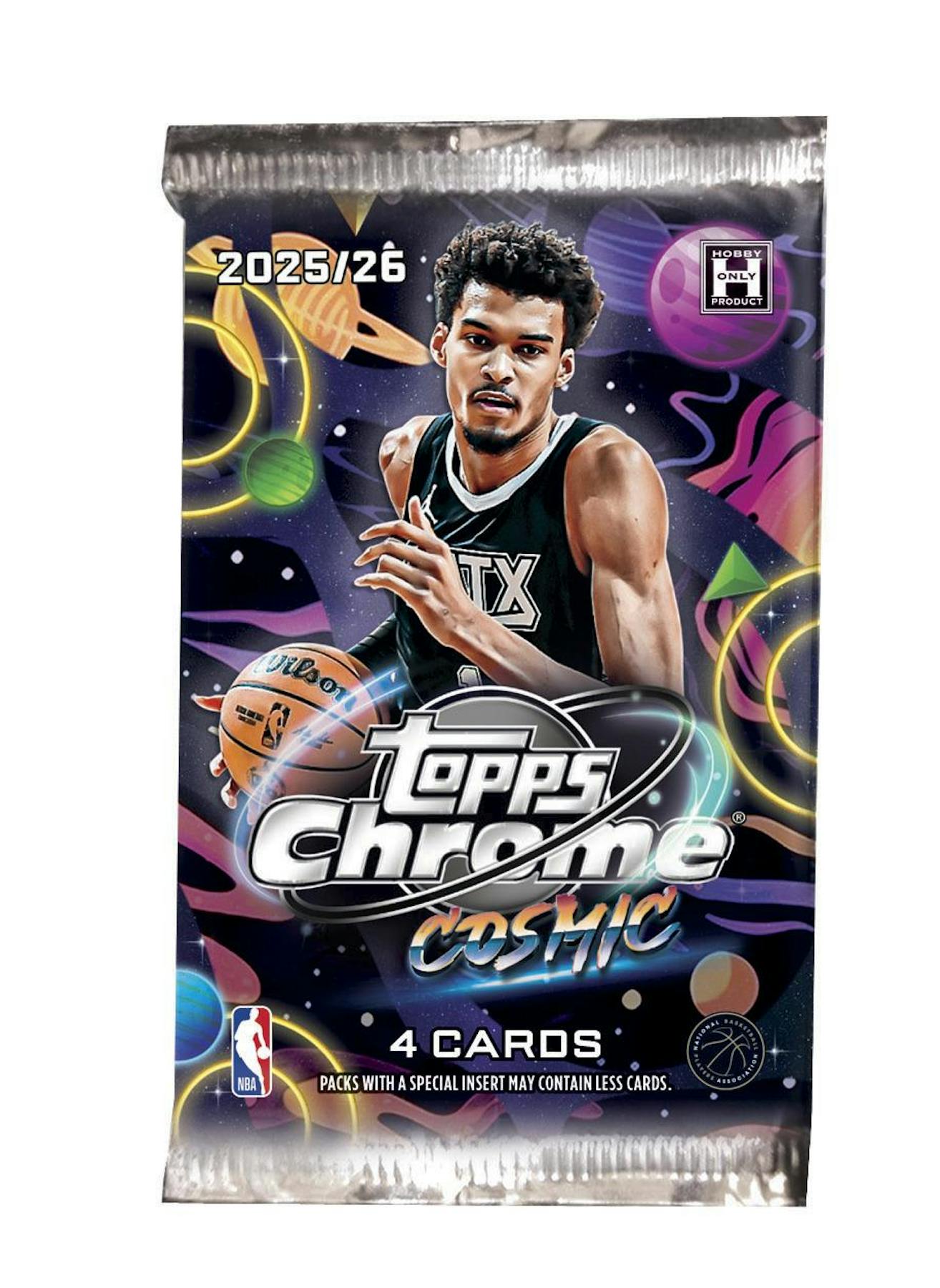 2025-26 Topps Cosmic Chrome Basketball Hobby Pack (4/29)