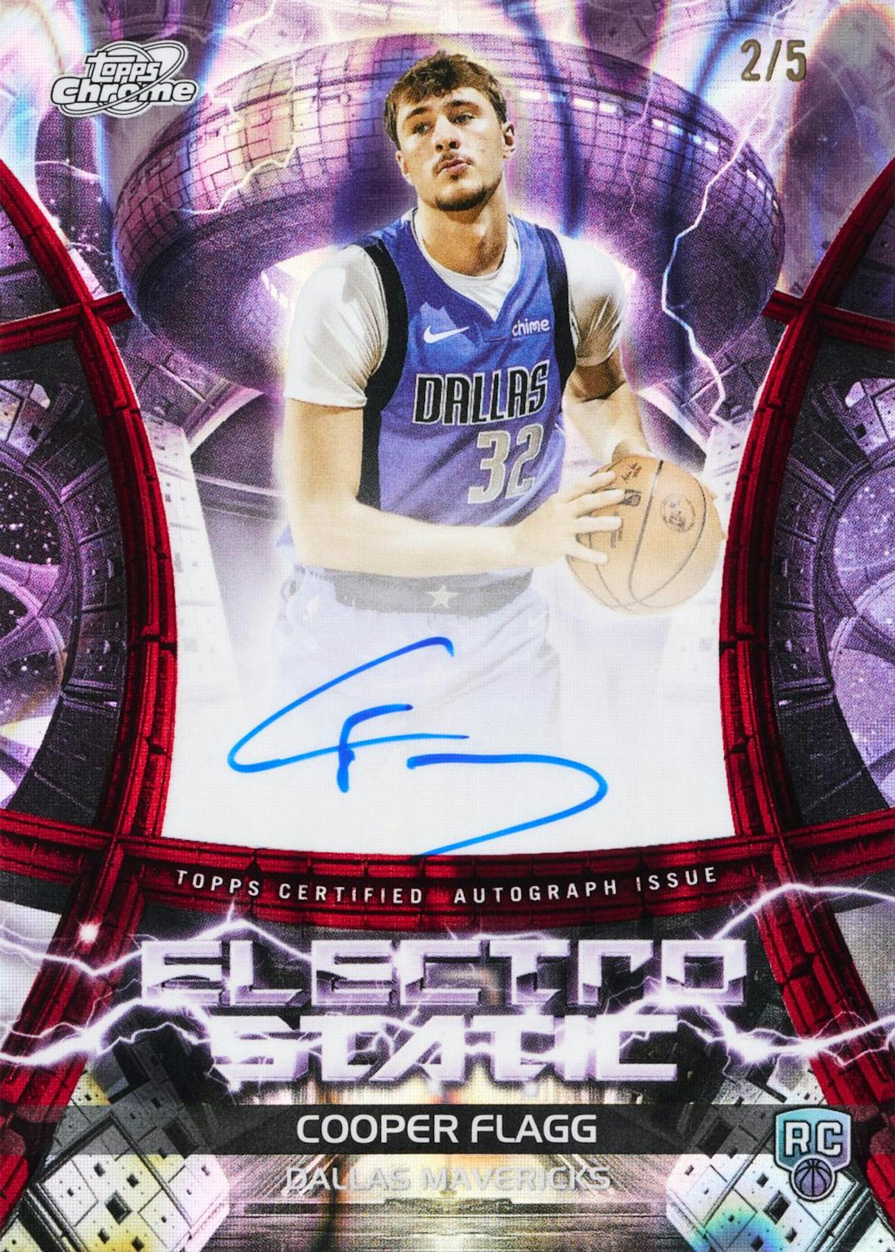2025-26 Topps Cosmic Chrome Basketball Hobby Pack (4/29)