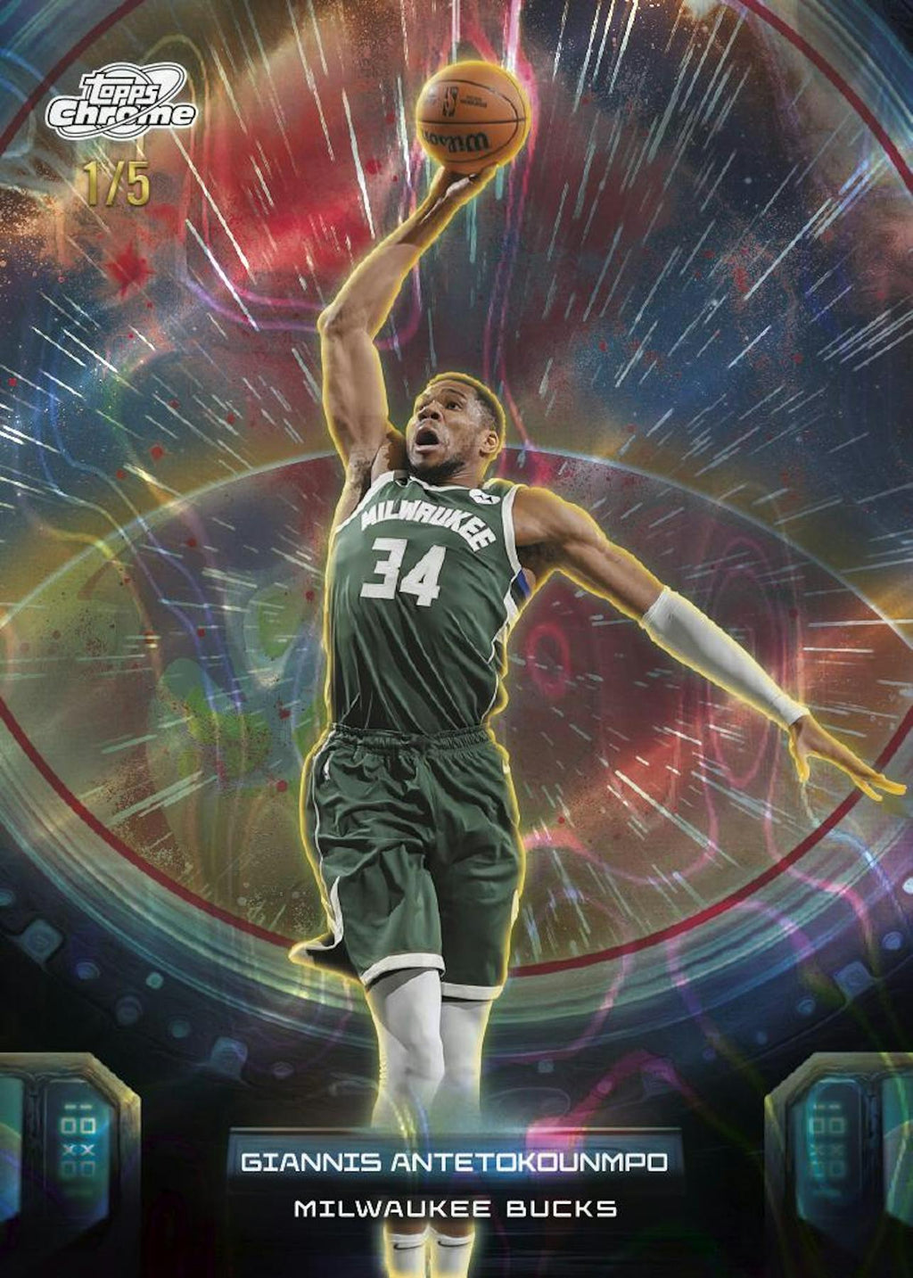 2025-26 Topps Cosmic Chrome Basketball Hobby Pack (4/29)