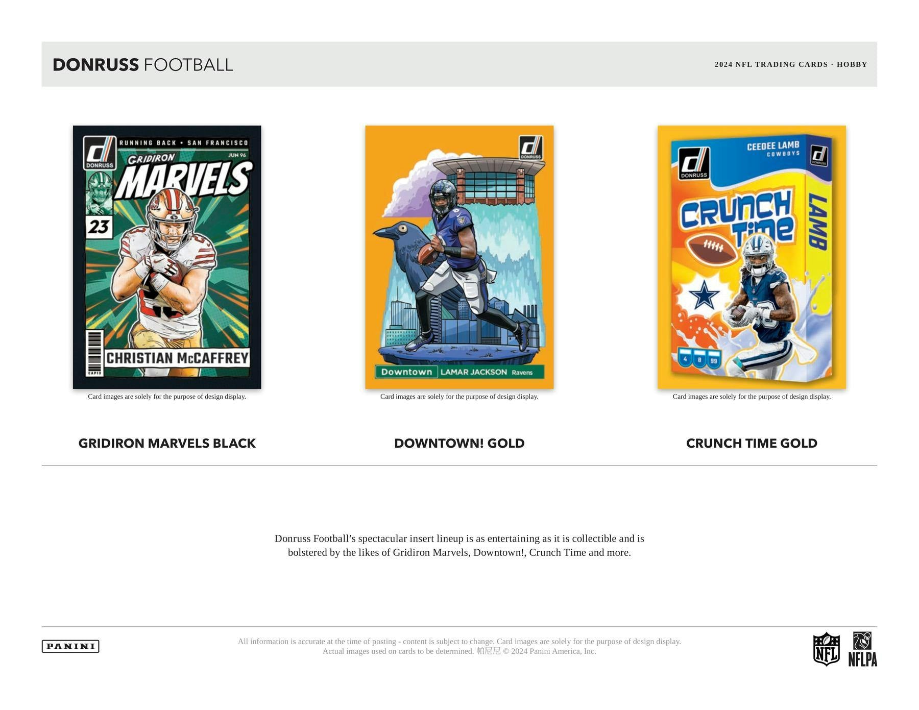 2024 Panini Donruss Football Hobby Box (Chase: Downtowns!)