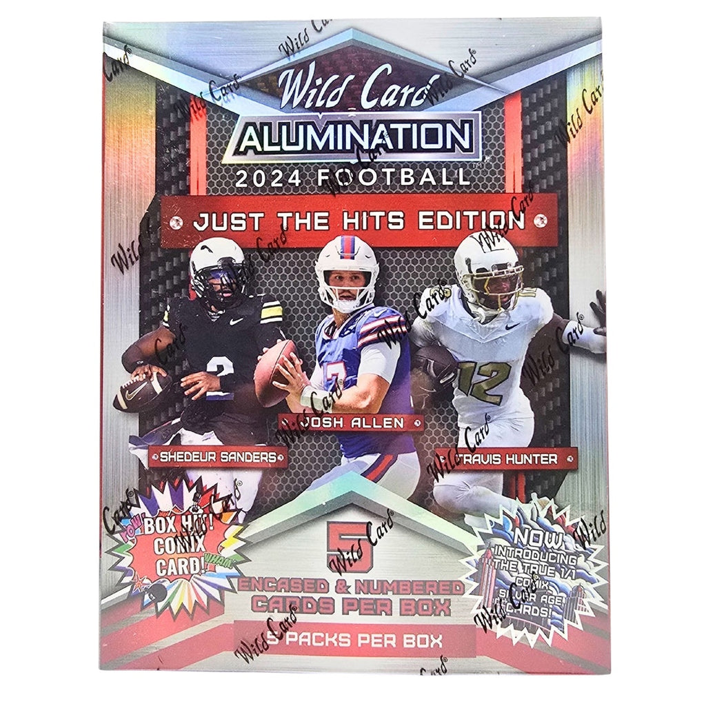 2024 Wild Card Alumination Just The Hits Football Hobby Box