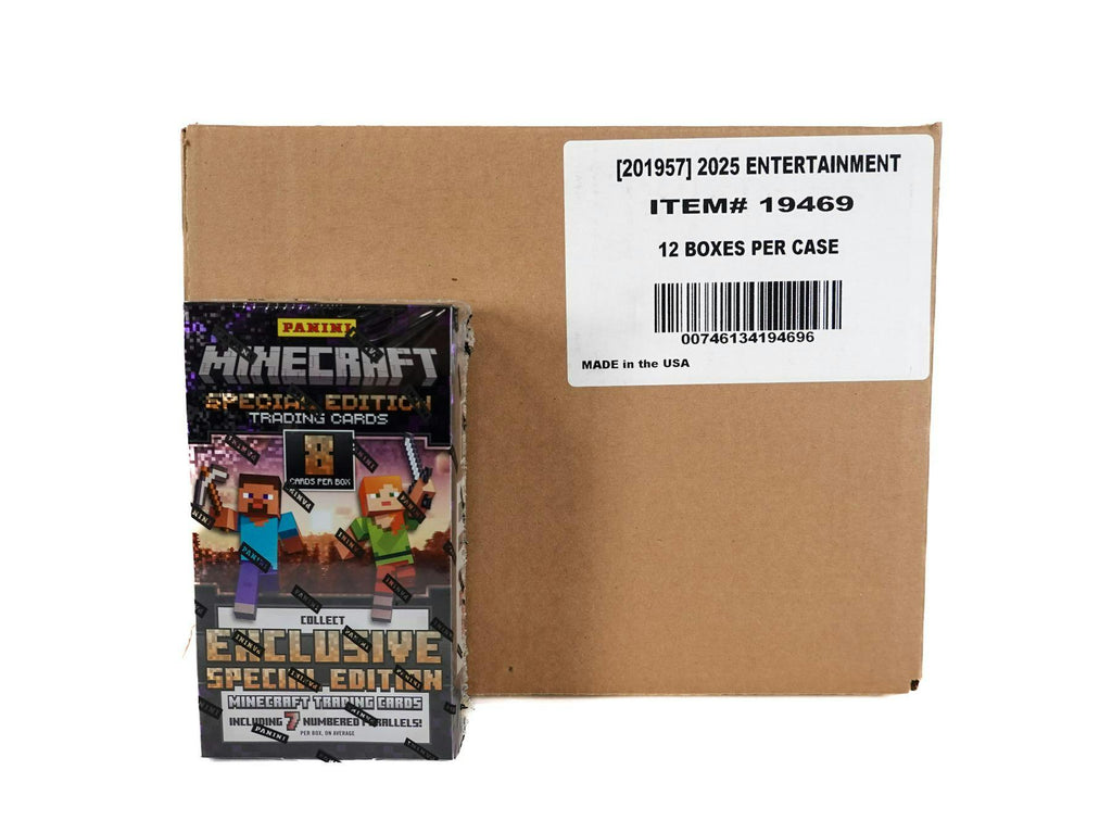 2025 Panini Minecraft Special Edition Hobby 12-Box Case
