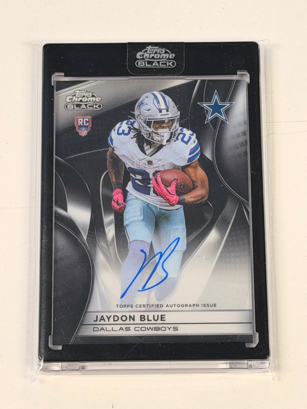2025 Topps Chrome Black Rookies Jaydon Blue #RAU-JB Cowboys (SY)