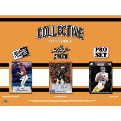 2024 Leaf Collective Football Hobby Box