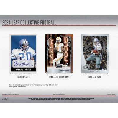 2024 Leaf Collective Football Hobby Box