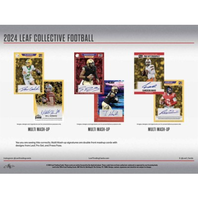 2024 Leaf Collective Football Hobby Box