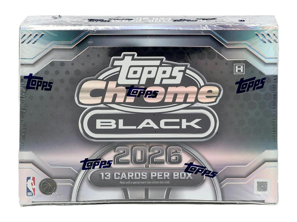 2025-26 Topps Chrome Black Basketball Hobby Box (Presell 8/27)