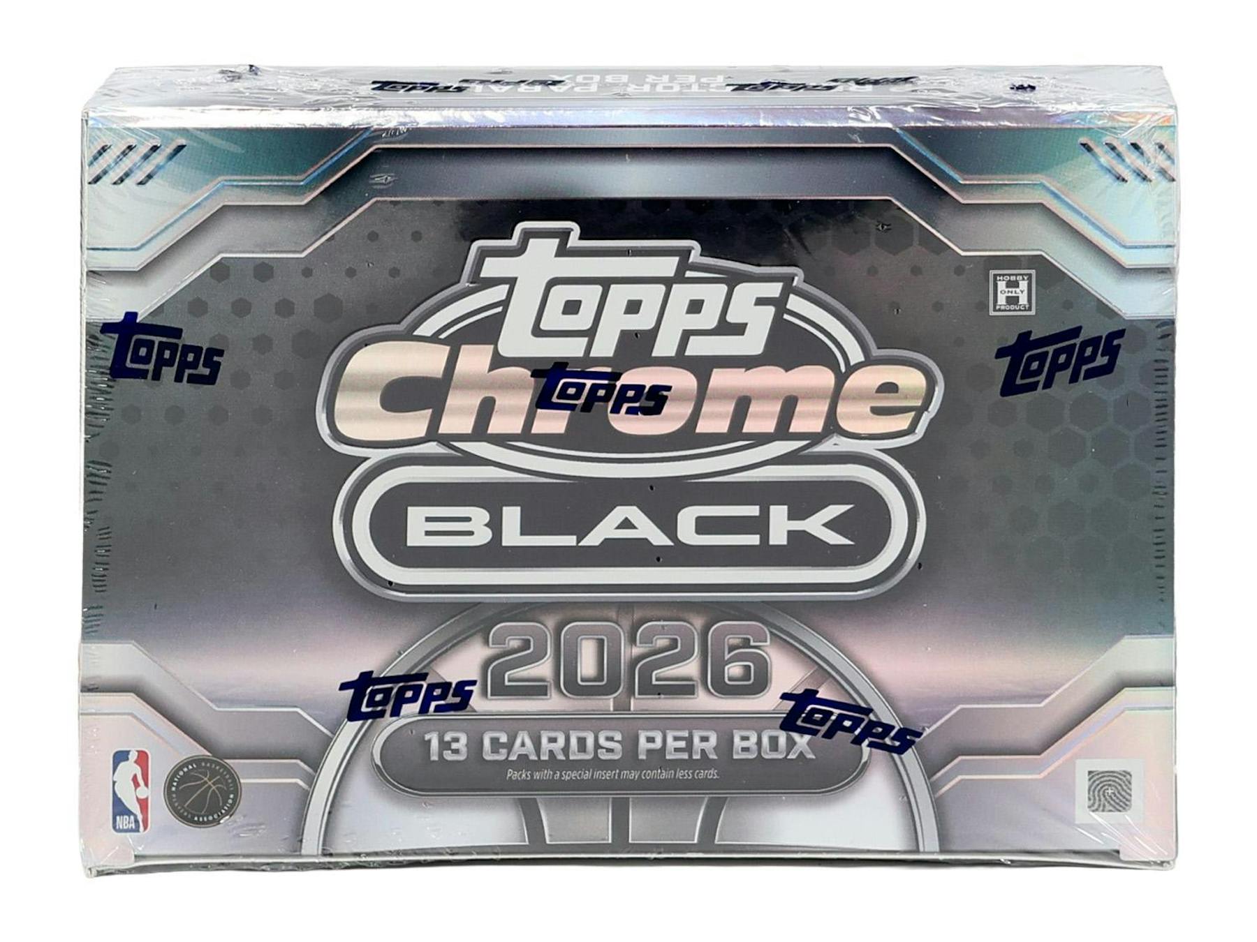 2025-26 Topps Chrome Black Basketball Hobby Box (Presell 8/27)