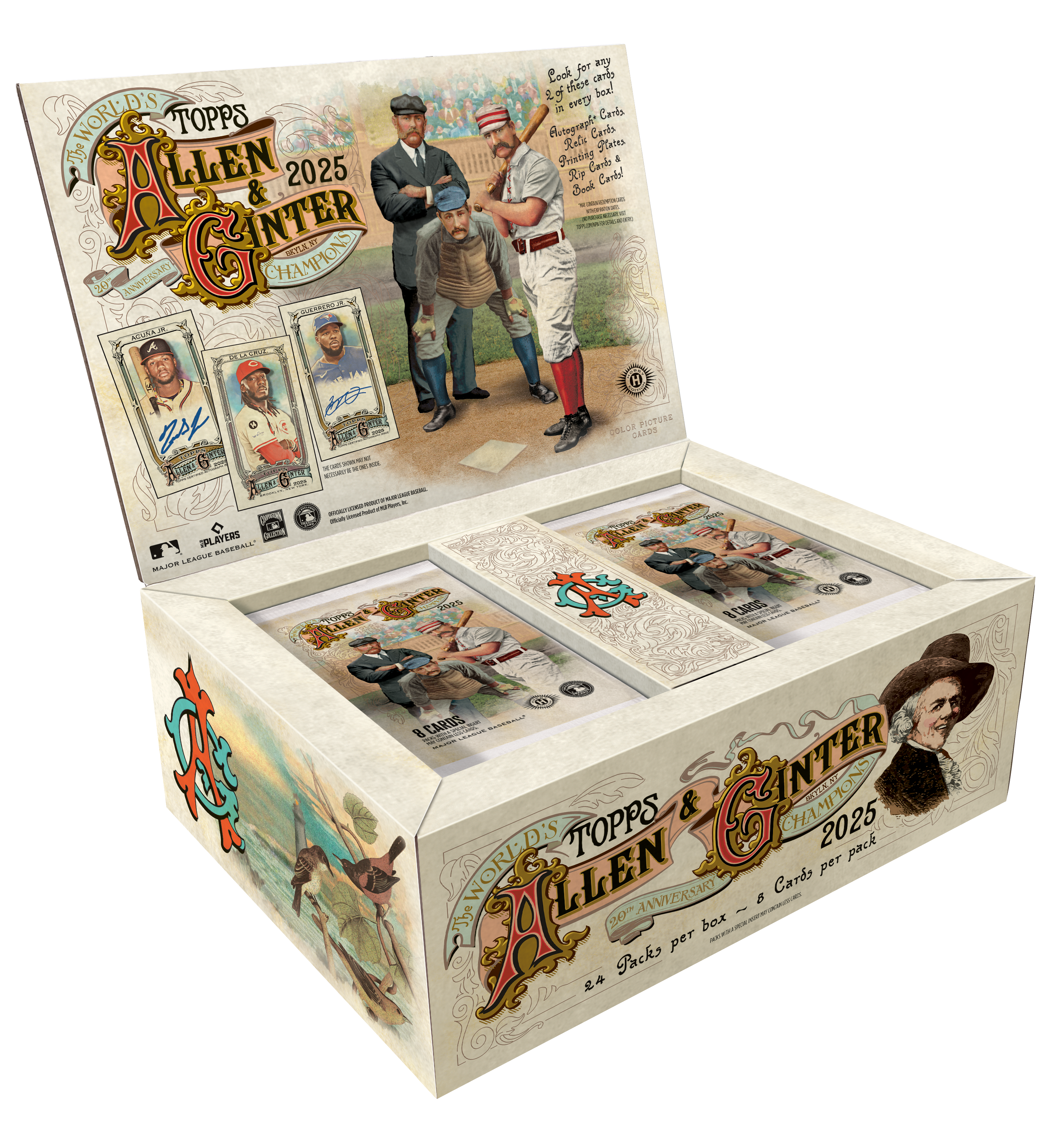 2025 Topps Allen & Ginter Baseball Hobby 12-Box Case (12/3)