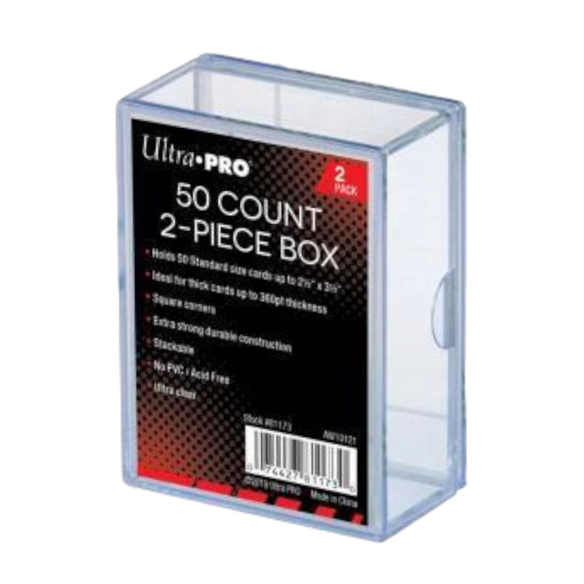 Ultra Pro 50 Count 2-Piece Ultimate Collection Card Box (One Box)