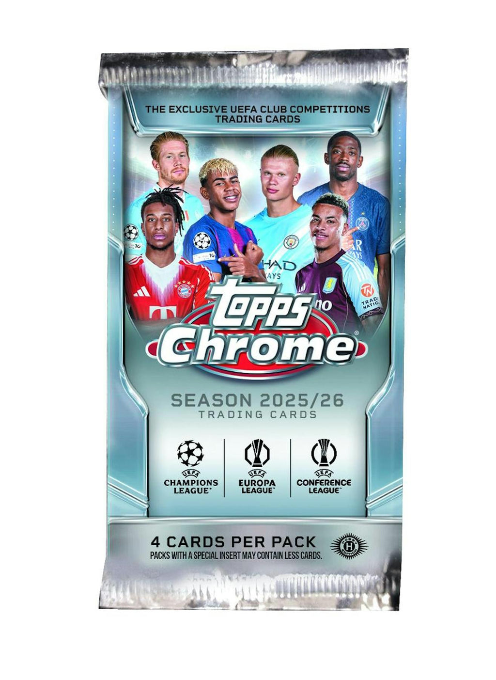 2025-26 Topps Chrome UEFA Club Competitions Soccer Hobby 12-Box Case