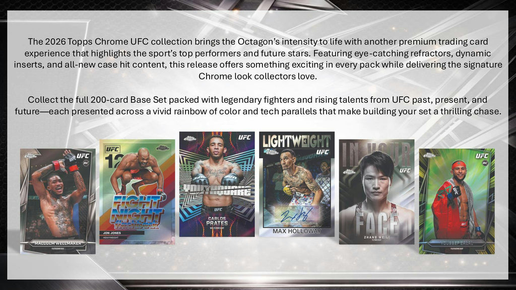2026 Topps Chrome UFC Blaster 40-Box Case (5/8)