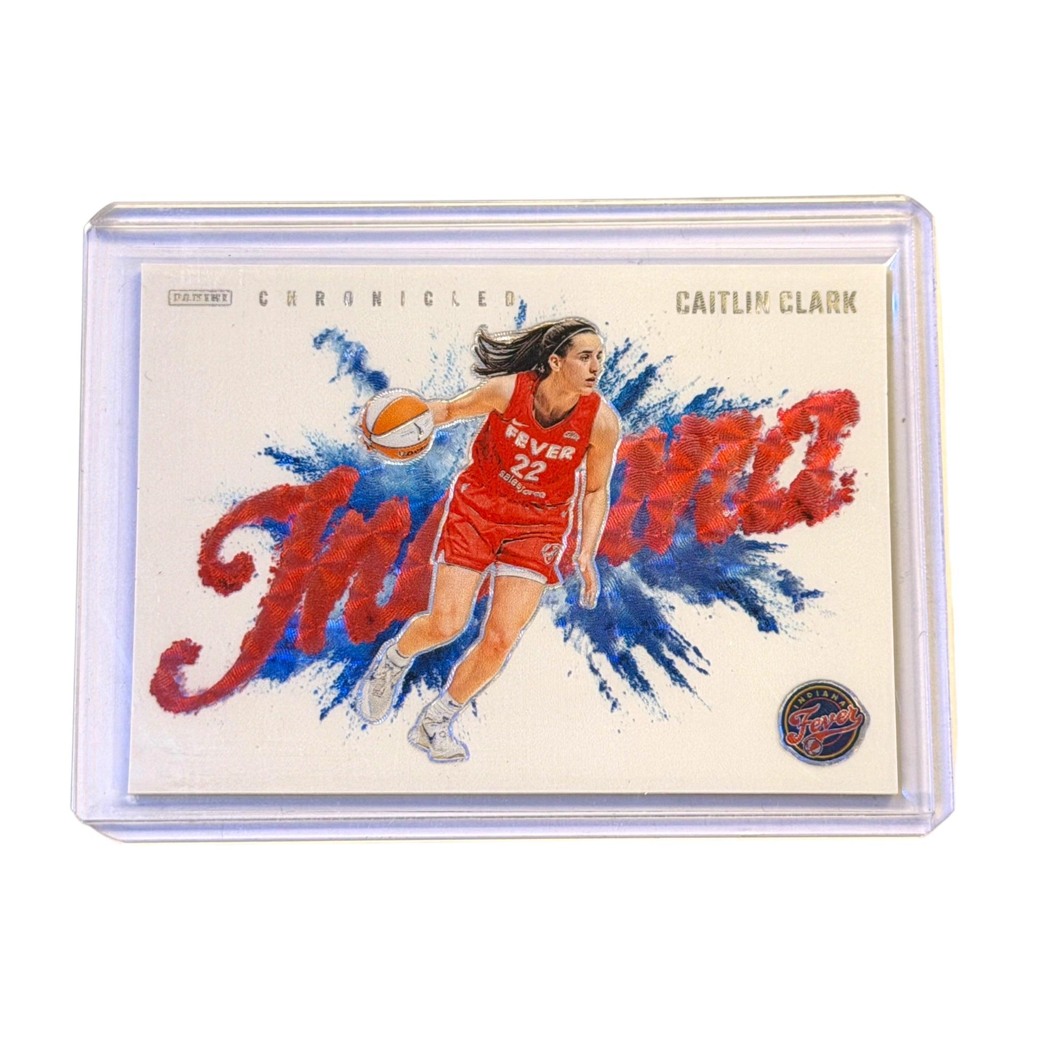 2025 Panini Caitlin Clark Chronicled #1 Fever Color Blast SSP Indiana Fever