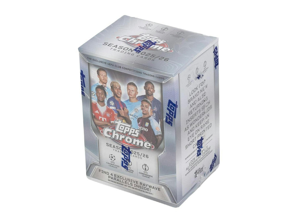 2025-26 Topps Chrome UEFA Club Competitions Soccer Blaster Box (5/7)