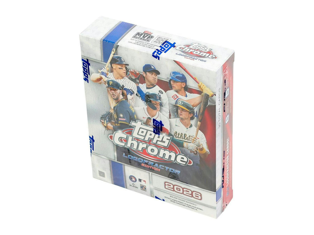 2026 Topps Chrome Baseball Logofractor Edition 20-Box Case