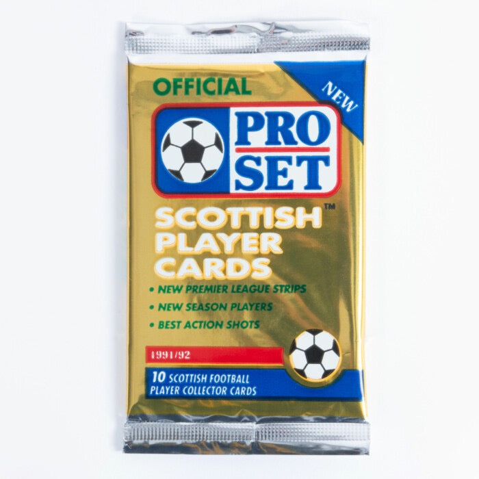 1991-92 Pro Set Scottish Football Player Collector Cards 10-Card Pack