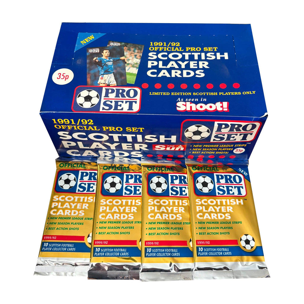 1991-92 Pro Set Scottish Football Player Collector Cards 10-Card Pack