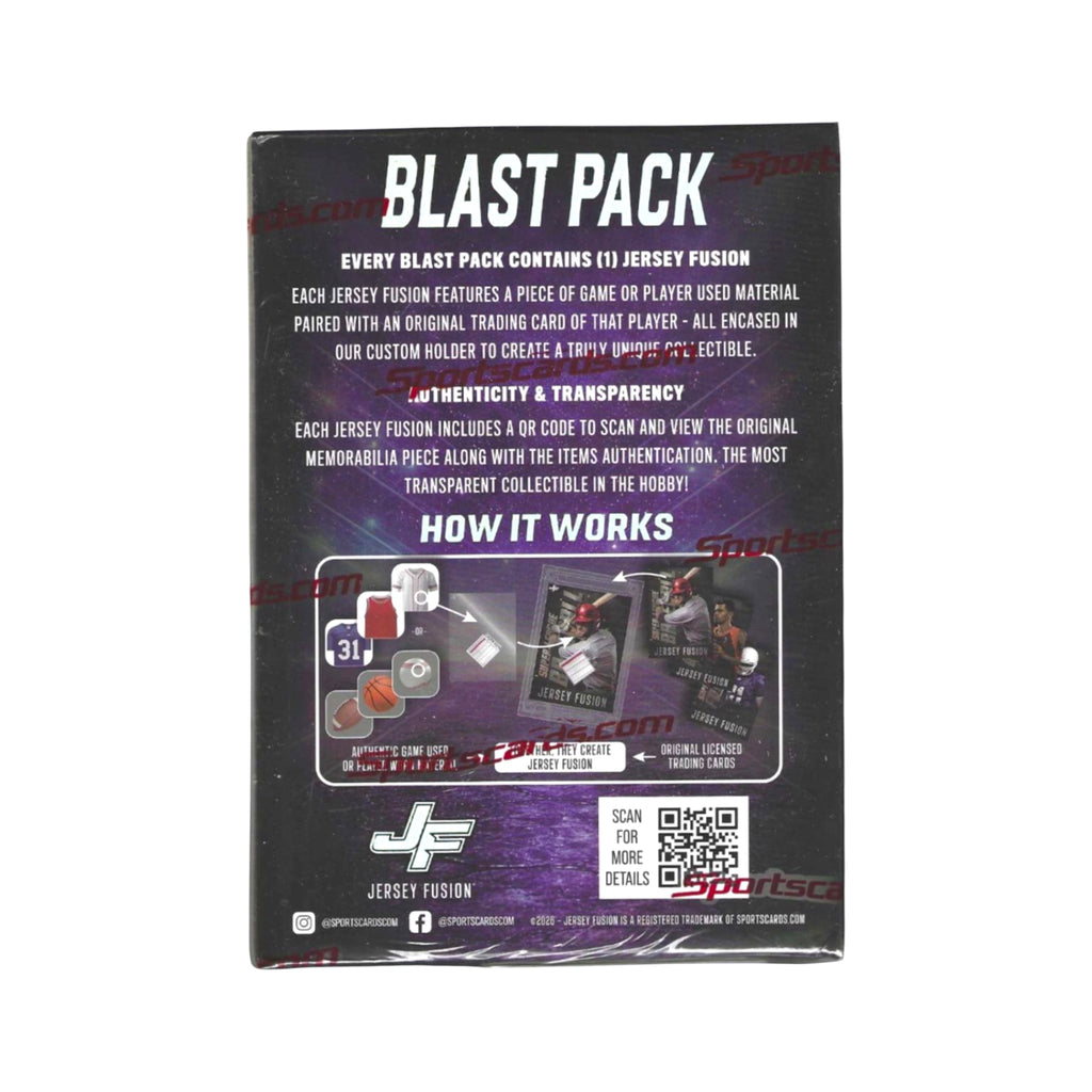 2026 Jersey Fusion All Sports Blast Pack 12-Pack Hobby Box
