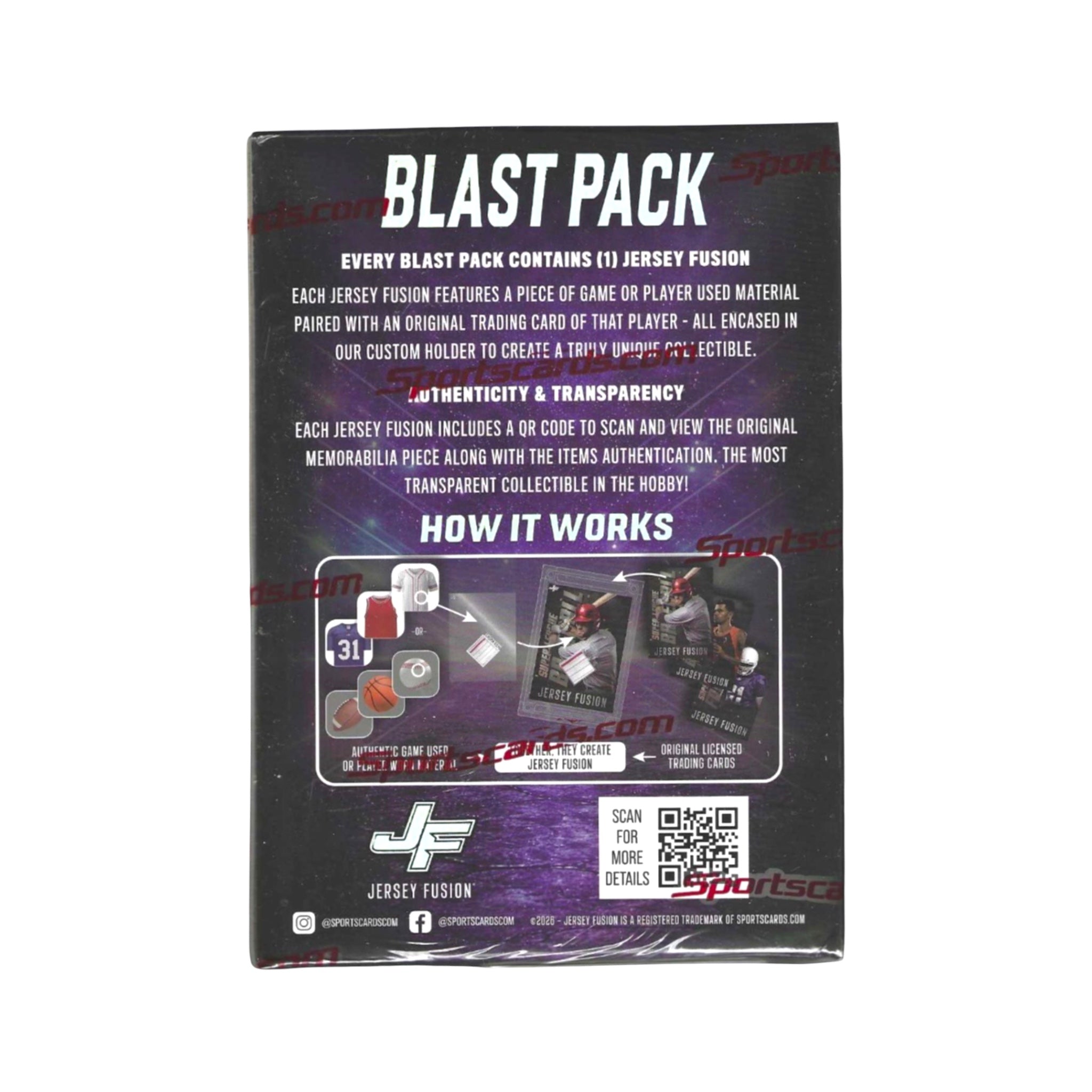 2026 Jersey Fusion All Sports Blast Pack 12-Pack Hobby Box