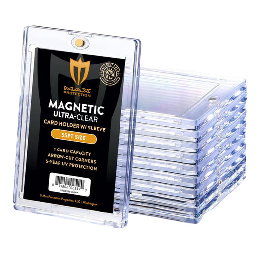 Max Pro Ultra Clear Magnetic Card Holder 55pt