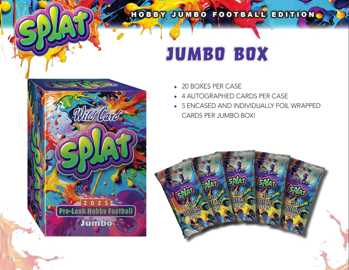 2025 Wild Card Splat Football Jumbo Hobby Box