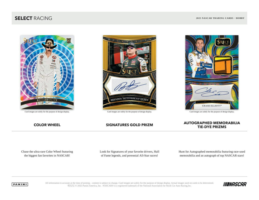 2025 Panini Select NASCAR Racing Hobby Box